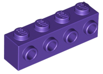 Plaatje in Gallery viewer laden, LEGO® los onderdeel Steen Aangepast Donkerpaars 30414