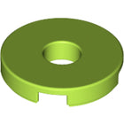 LEGO® los onderdeel Tegel Rond in kleur Limoen 15535