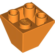 Plaatje in Gallery viewer laden, LEGO® los onderdeel Dakpan Omgekeerd in kleur Oranje 3676
