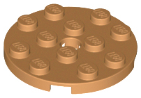 LEGO® los onderdeel Plaat Rond in kleur Medium Noga 60474