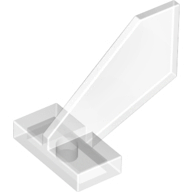 LEGO® los onderdeel Staart in kleur Doorzichtig 44661