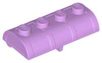 Plaatje in Gallery viewer laden, LEGO® los onderdeel Container in kleur Medium Lavendel 4739a