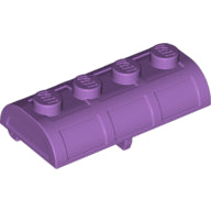 Plaatje in Gallery viewer laden, LEGO® los onderdeel Container in kleur Medium Lavendel 4739a