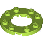 LEGO® los onderdeel Plaat Rond in kleur Limoen 11833