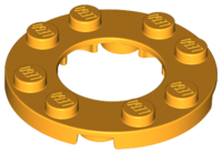 LEGO® los onderdeel Plaat Rond Helder Licht Oranje 11833