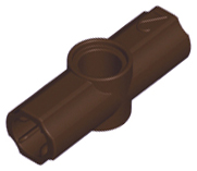 Plaatje in Gallery viewer laden, LEGO® los onderdeel Technische Verbinding Donker Bruin 32034