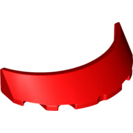 Plaatje in Gallery viewer laden, LEGO® los onderdeel Voorruit in kleur Rood 62360