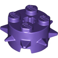 Plaatje in Gallery viewer laden, LEGO® los onderdeel Steen Rond in kleur Donkerpaars 27266