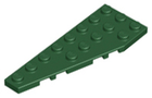 LEGO® los onderdeel Wig Plaat in kleur Donkergroen 50305