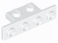 Plaatje in Gallery viewer laden, LEGO® los onderdeel Beugel in kleur Wit 28802