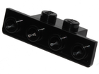 LEGO® los onderdeel Beugel in kleur Zwart 28802