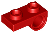 LEGO® los onderdeel Plaat Aangepast in kleur Rood 18677