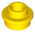 Plaatje in Gallery viewer laden, LEGO® los onderdeel Plaat Rond in kleur Geel 85861
