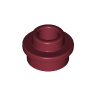 Plaatje in Gallery viewer laden, LEGO® los onderdeel Plaat Rond in kleur Donkerrood 85861