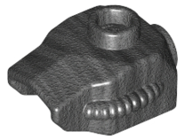 LEGO® los onderdeel Lijf Accessoire Parel Donkergrijs 15407