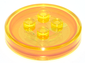 LEGO® los onderdeel Electronica Doorzichtig Geel 18602c02