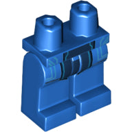 Plaatje in Gallery viewer laden, LEGO® los onderdeel Benen met Motief Blauw 970c00pb0681