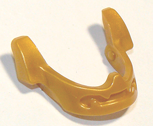 LEGO® los onderdeel Hoofddeksel Accessoire Parel Goud 98129