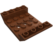 Plaatje in Gallery viewer laden, LEGO® los onderdeel Dakpan Omgekeerd Roodachtig Bruin 60219