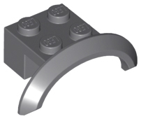 Plaatje in Gallery viewer laden, LEGO® los onderdeel Spatbord Donker Blauwachtig Grijs 98282