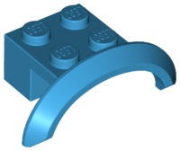 LEGO® los onderdeel Spatbord Donker Azuurblauw 98282