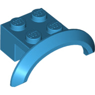 LEGO® los onderdeel Spatbord Donker Azuurblauw 98282
