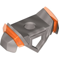 Plaatje in Gallery viewer laden, LEGO® los onderdeel Lijf Accessoire Zilver 28350pb02
