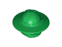 Plaatje in Gallery viewer laden, LEGO® los onderdeel Hoofddeksels in kleur Groen 30273