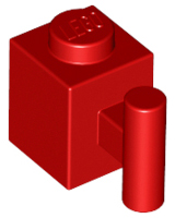 Plaatje in Gallery viewer laden, LEGO® los onderdeel Steen Aangepast in kleur Rood 2921