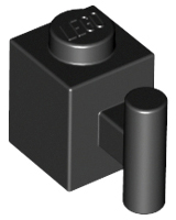 LEGO® los onderdeel Steen Aangepast in kleur Zwart 2921