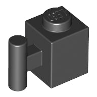 Plaatje in Gallery viewer laden, LEGO® los onderdeel Steen Aangepast in kleur Zwart 2921