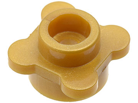 LEGO® los onderdeel Plaat Rond in kleur Parel Goud 33291