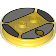 LEGO® onderdeel Electronica Doorzichtig Geel 18605c02pb12