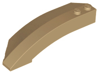 LEGO® los onderdeel Wig in kleur Donker Geelbruin 41749