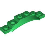 LEGO® los onderdeel Spatbord in kleur Groen 62361
