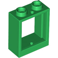 Plaatje in Gallery viewer laden, LEGO® los onderdeel Raamkozijn in kleur Groen 60592