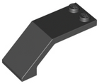LEGO® los onderdeel Voorruit in kleur Zwart 6070
