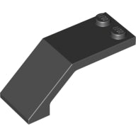 LEGO® los onderdeel Voorruit in kleur Zwart 6070