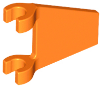 Plaatje in Gallery viewer laden, LEGO® los onderdeel Vlag in kleur Oranje 44676