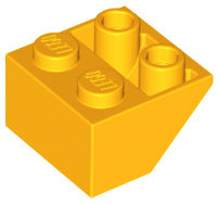 LEGO® onderdeel Dakpan Omgekeerd Helder Licht Oranje 3660