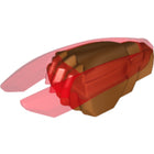 LEGO® los onderdeel Wapen Roodachtig Koper 28587pb03