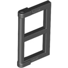 LEGO® los onderdeel Venster, Ruit en Luik Zwart 60608