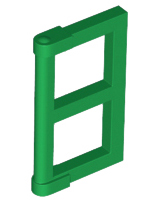 LEGO® los onderdeel Venster, Ruit en Luik Groen 60608