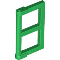 Plaatje in Gallery viewer laden, LEGO® los onderdeel Venster, Ruit en Luik Groen 60608