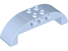 LEGO® los onderdeel Dakpan Gebogen Helder Lichtblauw 11290