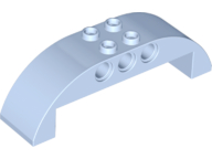 LEGO® los onderdeel Dakpan Gebogen Helder Lichtblauw 11290