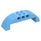 LEGO® los onderdeel Dakpan Gebogen Helder Lichtblauw 11290