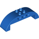 LEGO® los onderdeel Dakpan Gebogen in kleur Blauw 11290