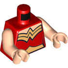 LEGO® los onderdeel Lijf met Motief Rood 973pb2711c01