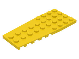 LEGO® los onderdeel Wig Plaat in kleur Geel 14181